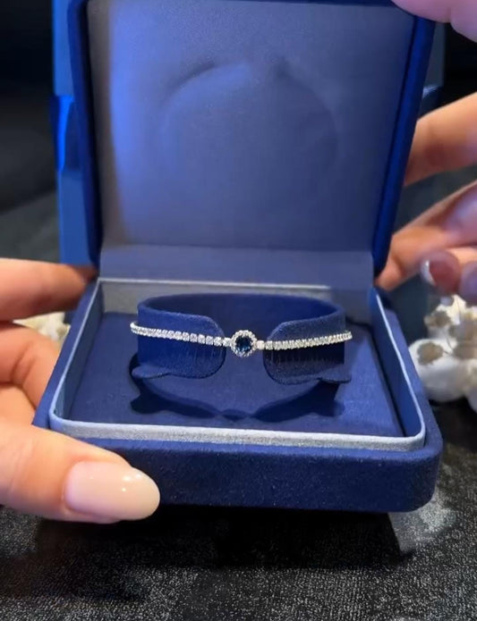 Zircon Blue Bracelet