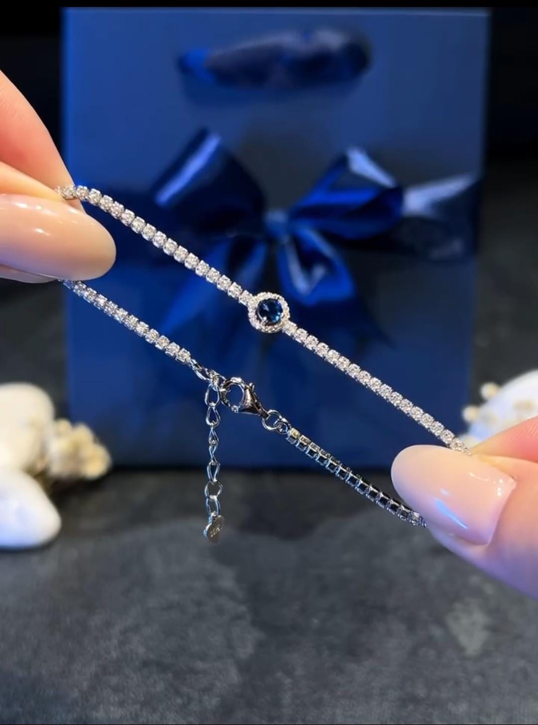 Zircon Blue Bracelet