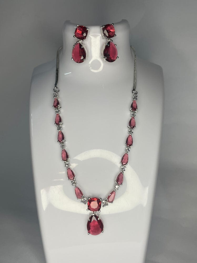Premium Zircon Necklace Set