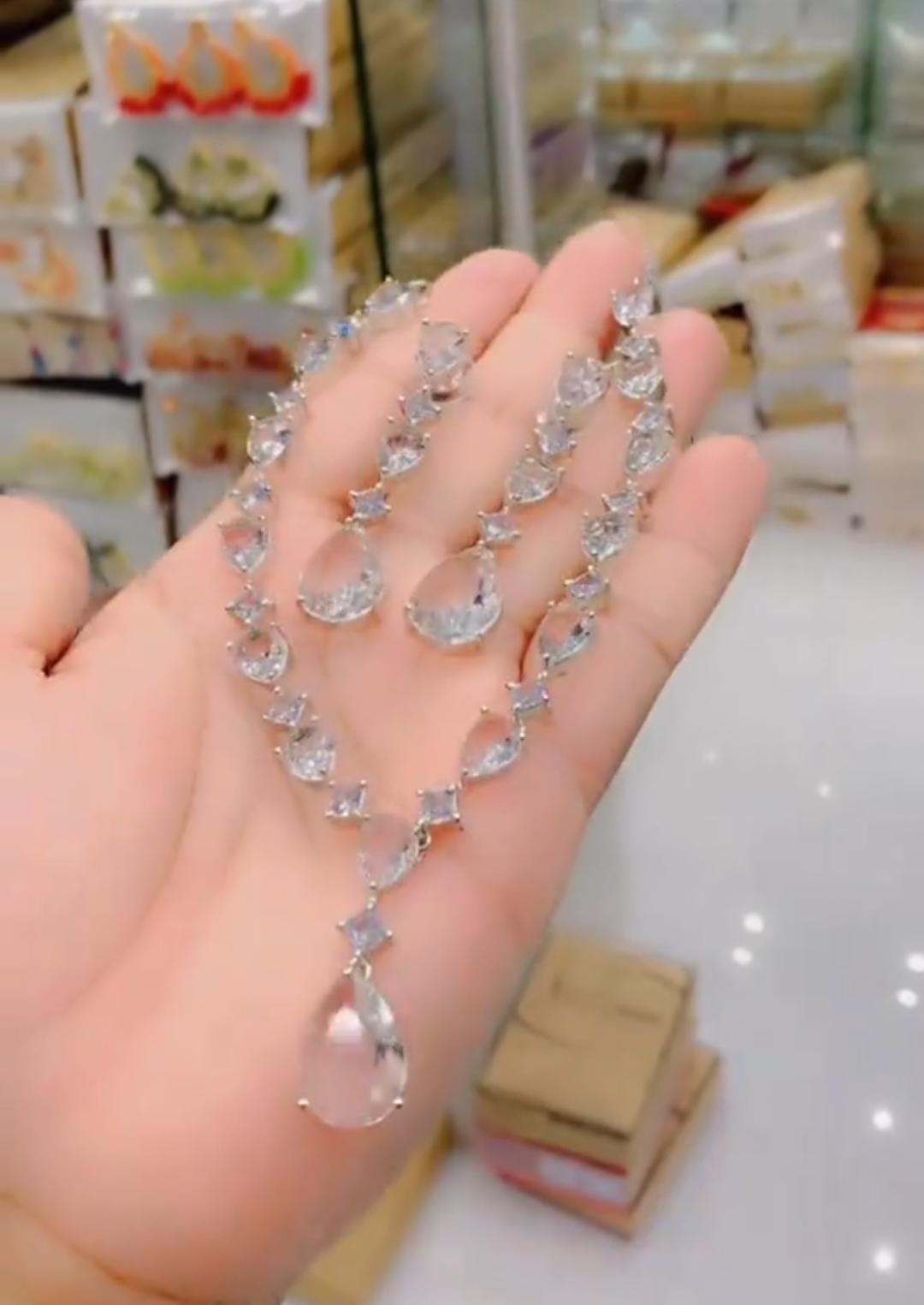 American Zircon Stone Set