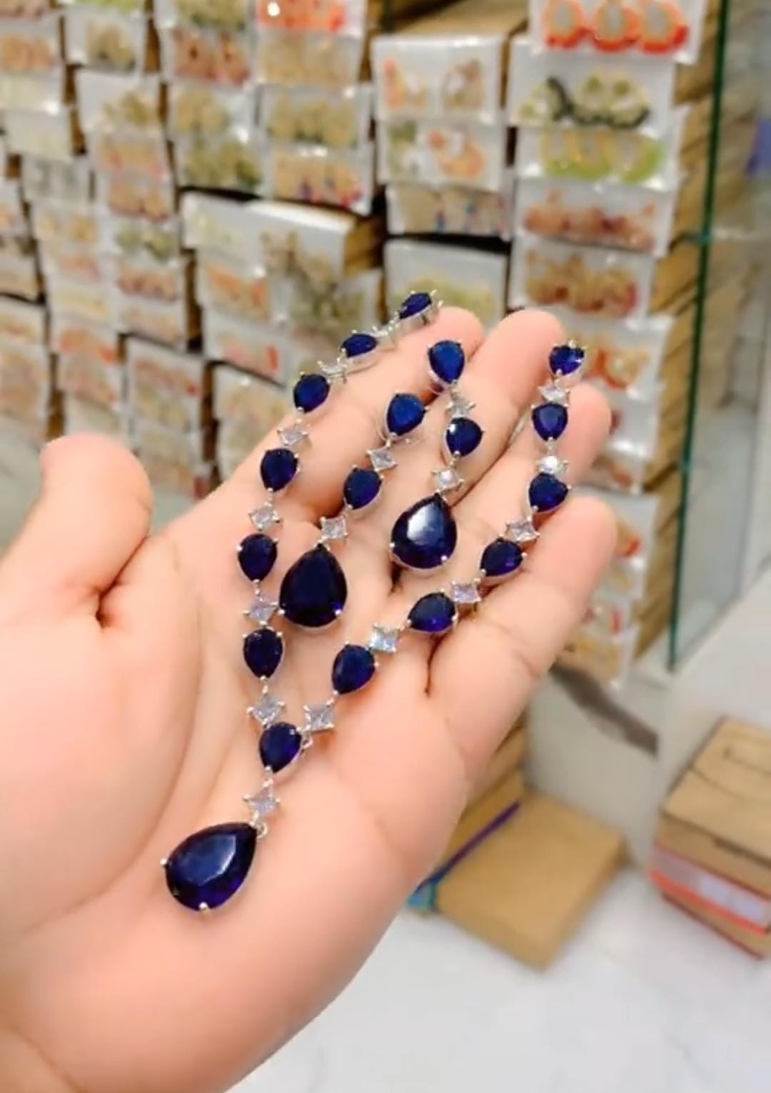 American Zircon Stone Set