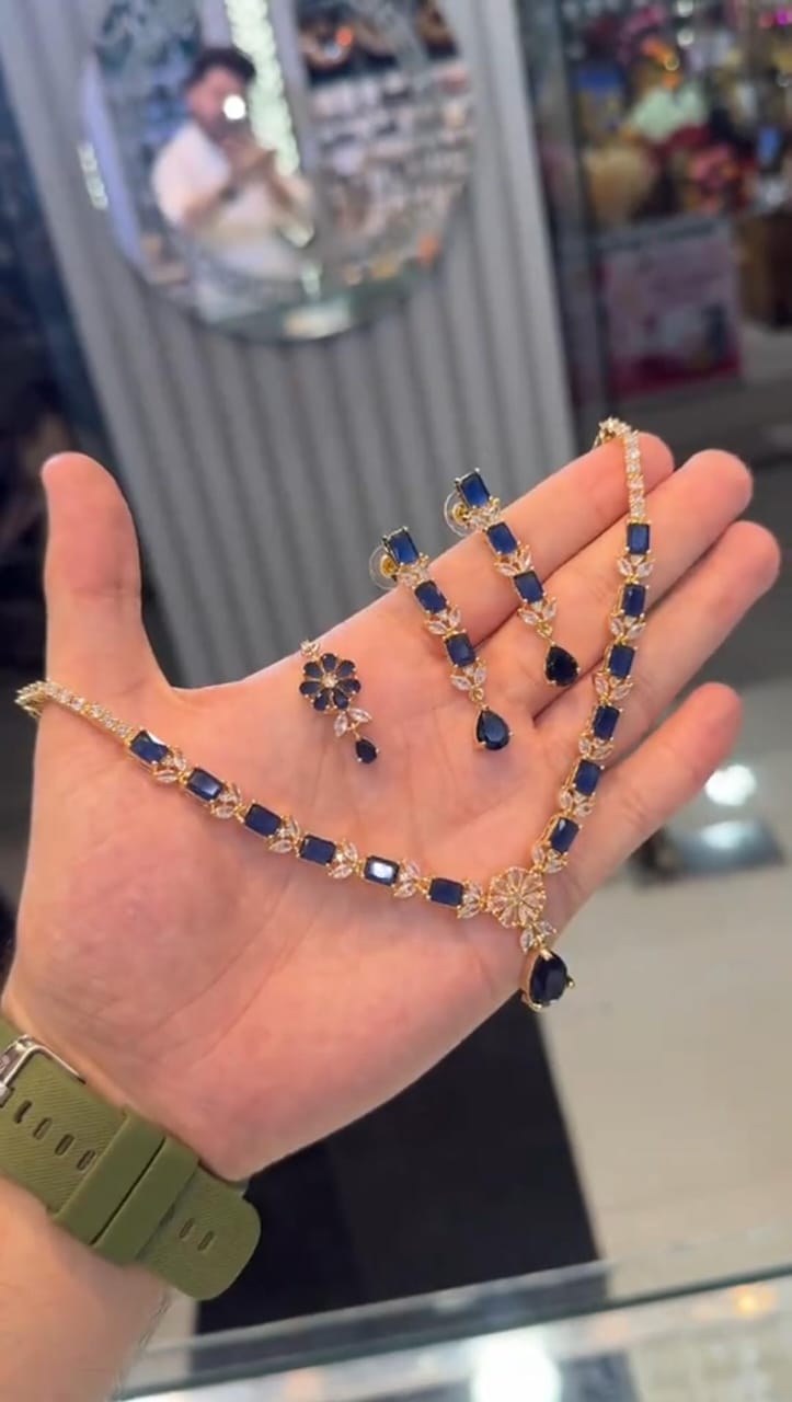Zircon Necklace Set